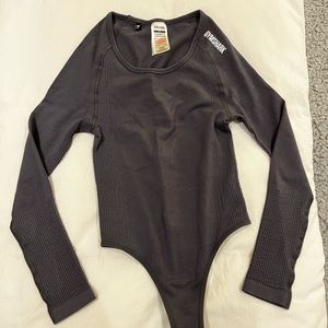 Grey Gymshark Bodysuit (S)